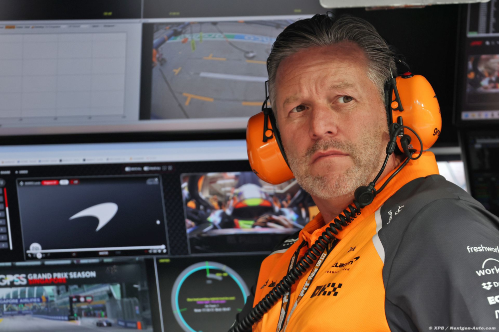 McLaren confirme une sanction infligée en interne à Norris
