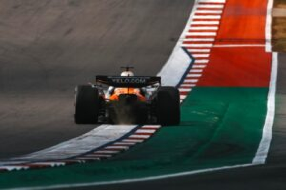 F1 – Norris domine une séance d’essais écourtée à Austin