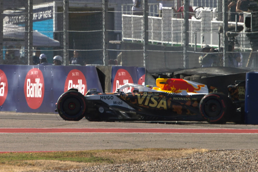 Hadjar admet 'une erreur' après son accident en qualifications à Austin