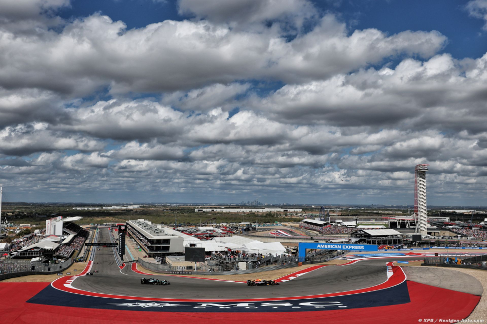 Le Grand Prix des États-Unis de F1 prolongé jusqu'en 2034