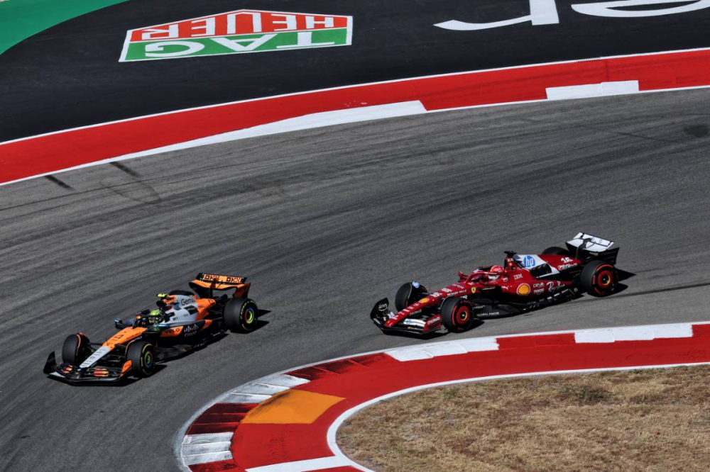 Lando Norris s’arrache face à Leclerc et sauve une superbe deuxième place à Austin