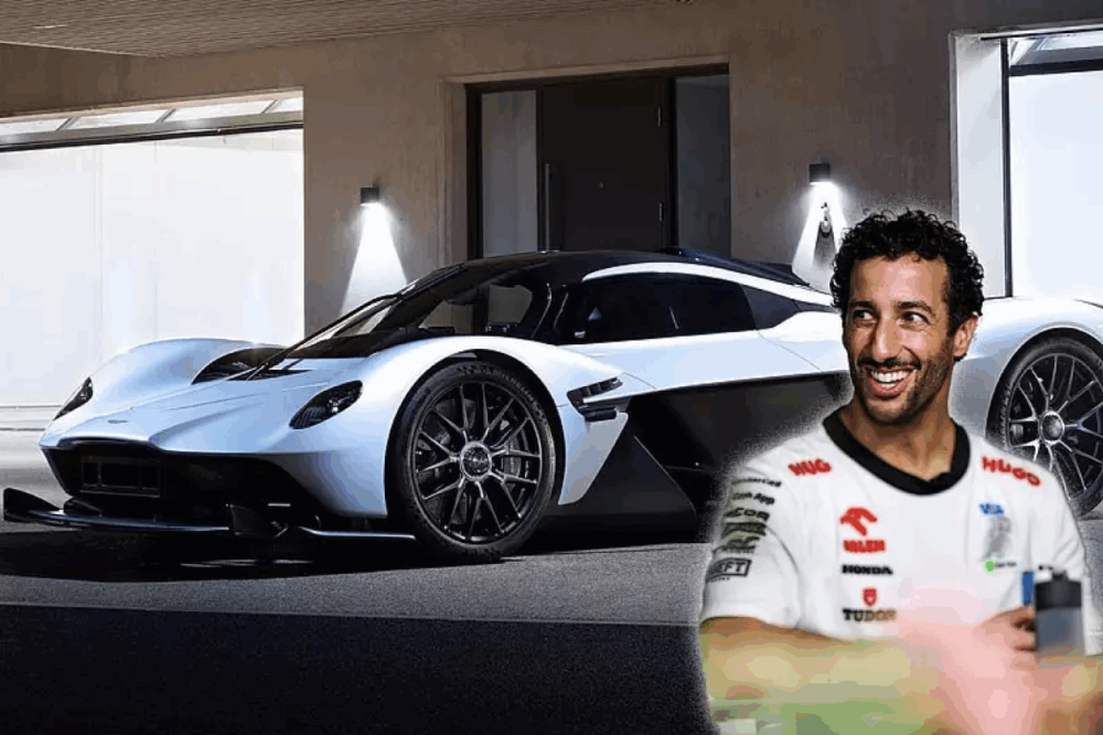 Daniel Ricciardo empoche une fortune en vendant sa rarissime Aston Martin Valkyrie