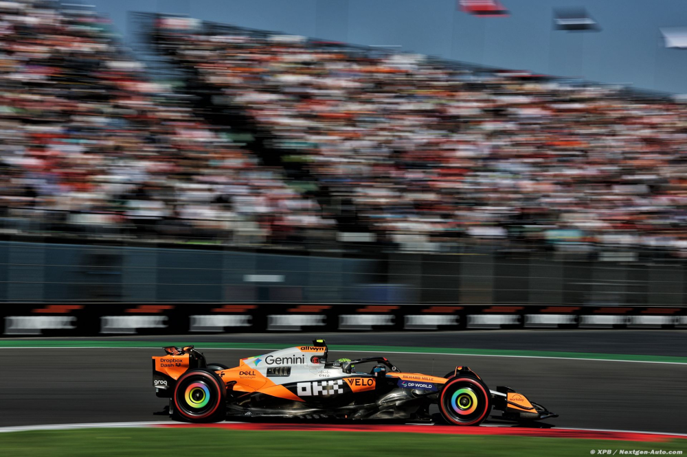 'Je suis ici pour gagner' : en pole au Mexique, Norris ne compte pas assurer