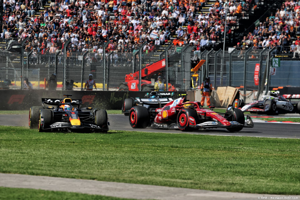 Chahuté par Verstappen, Hamilton contient sa grande frustration à l'arrivée au Mexique