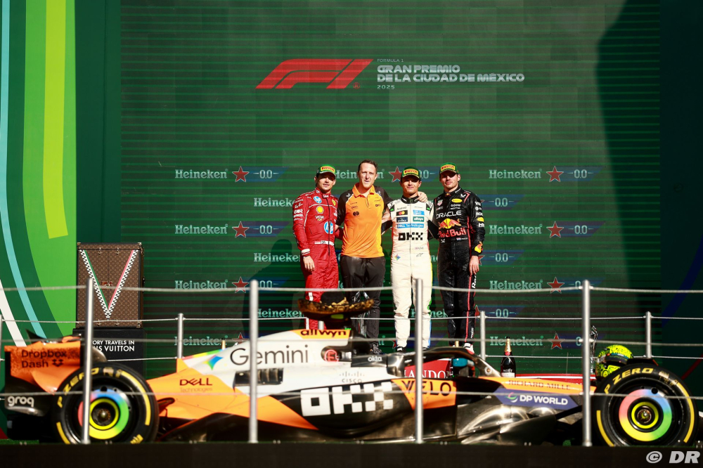 Les statistiques après le Grand Prix du Mexique F1 2025