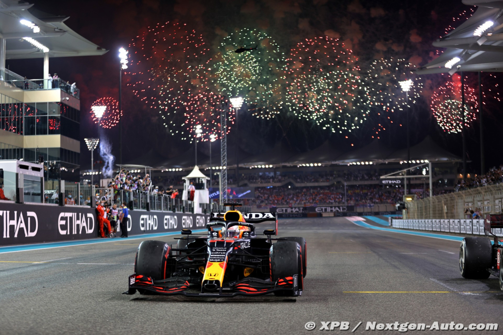 Abu Dhabi 2021 : Red Bull était 'déchaînée' malgré quelques 'regards de dédain'