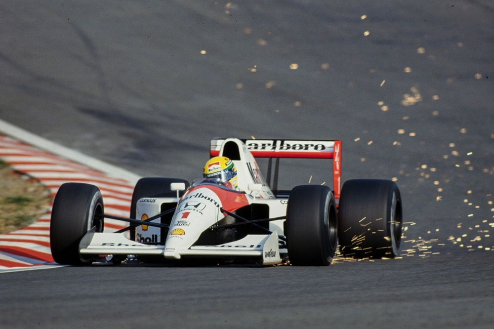 La McLaren MP4/6 d'Ayrton Senna bientôt aux enchères