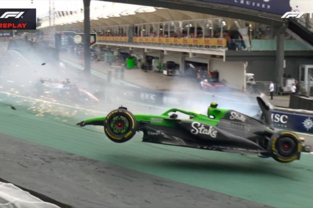 Frayeur à Interlagos : Gabriel Bortoleto victime d’un crash spectaculaire devant son public