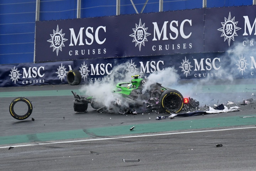 Bortoleto va bien après son terrible accident d'Interlagos