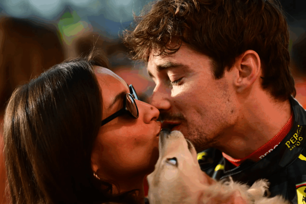 Charles Leclerc rayonne à São Paulo après ses fiançailles