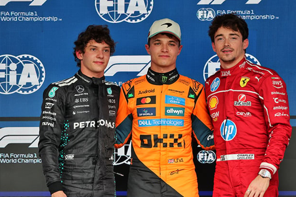 La grille de départ du Grand Prix du Brésil