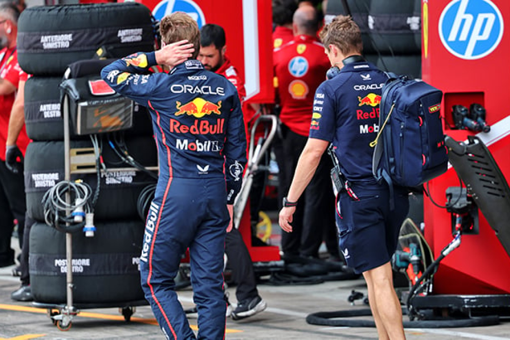 Mekies explique la sortie choc de Verstappen en qualifications