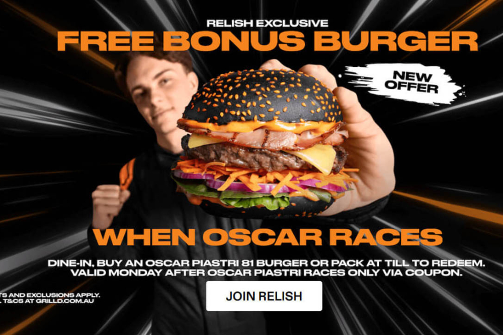 Quand un burger devient un porte-malheur pour Piastri !