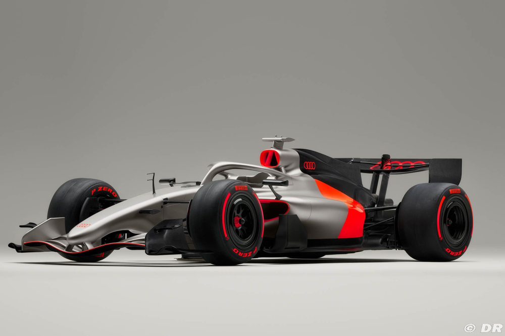 Audi F1 présente son concept 2026 et vise le titre mondial en 2030