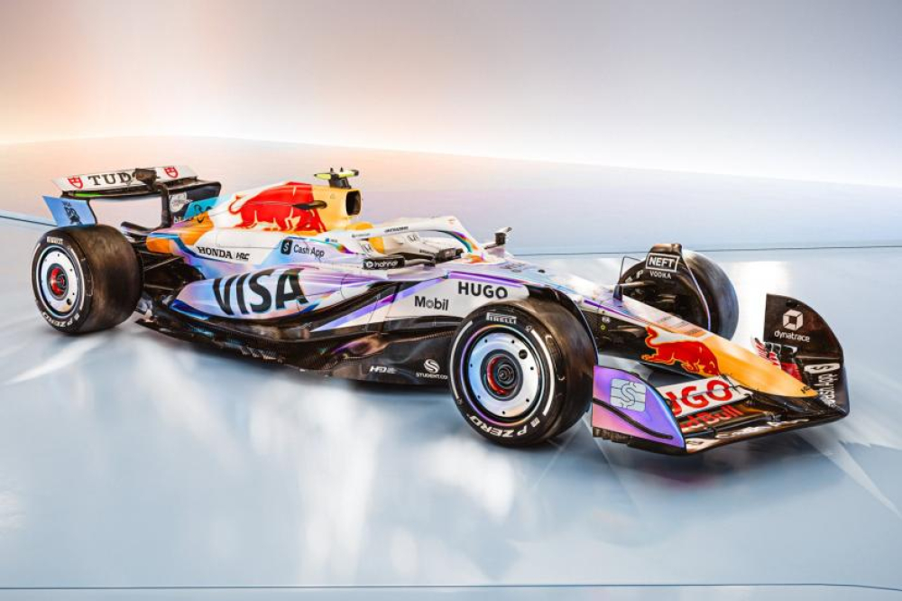 La livrée spéciale « holographique » de Racing Bulls pour le Grand Prix de Las Vegas