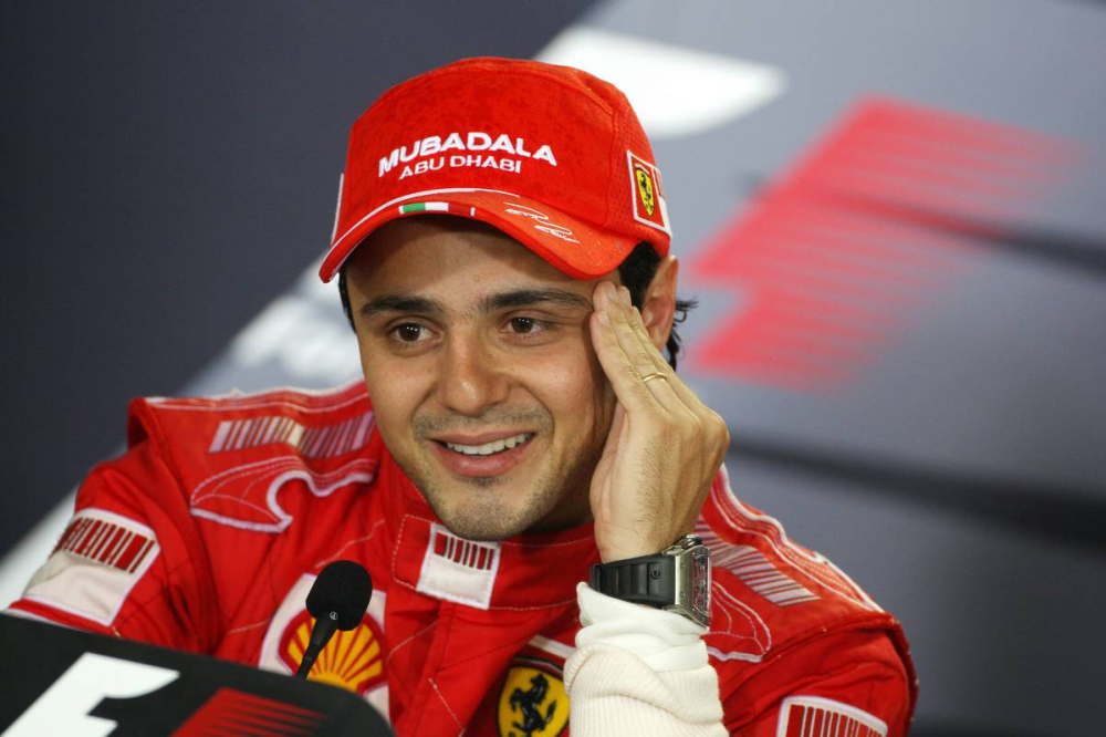 Felipe Massa célèbre une première 