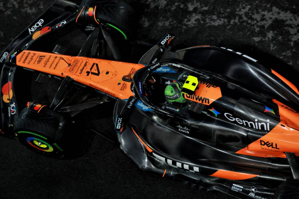 Lando Norris décroche la pole sous la pluie à Las Vegas, Lewis Hamilton humilié
