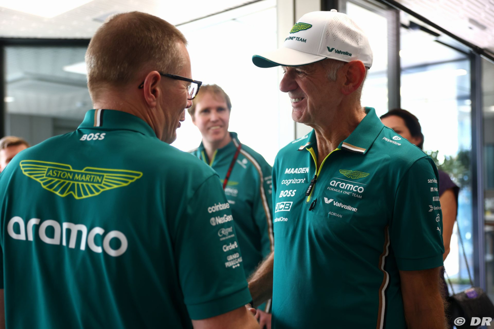 Newey à la tête d'Aston Martin F1, une surprise qui pose bien des interrogations