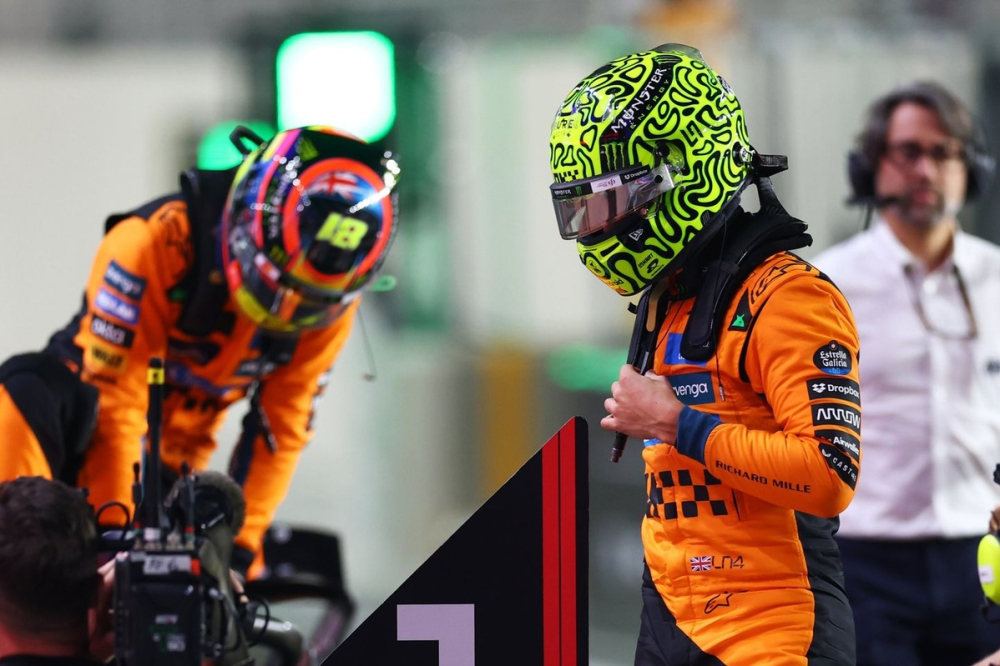 Piégé derrière Albon, Norris laisse filer la pole du sprint à Piastri