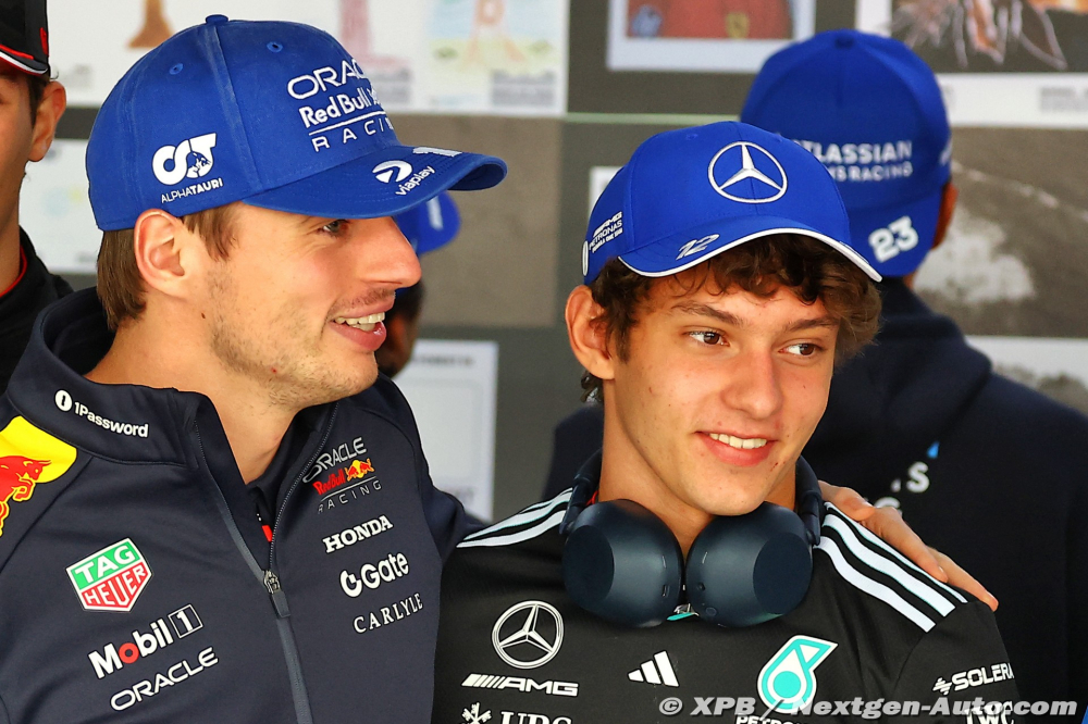 Verstappen salue 'l'impressionnant' Antonelli en cette fin de saison