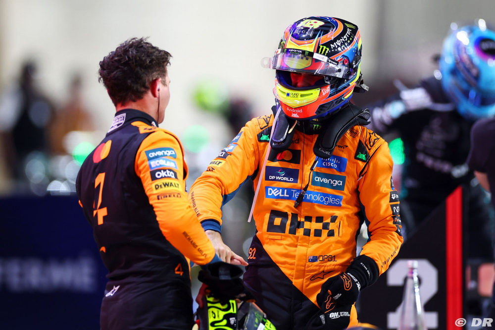 Norris doit se méfier de l'attitude de Piastri à Abu Dhabi