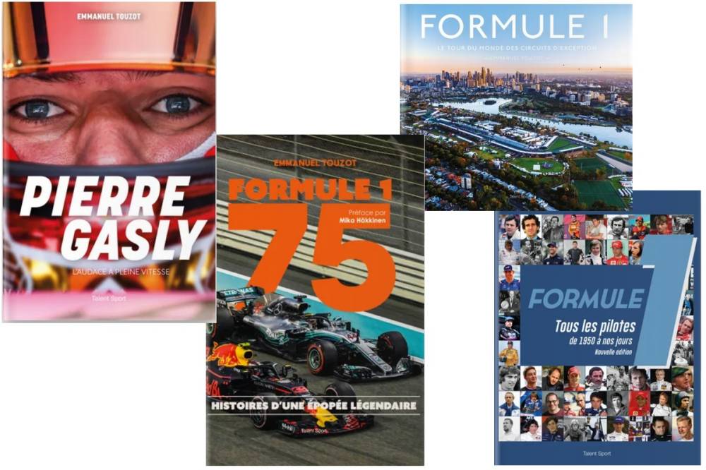 Guide de Noël 2025 - Livres F1 : une gamme variée chez Talent Sport