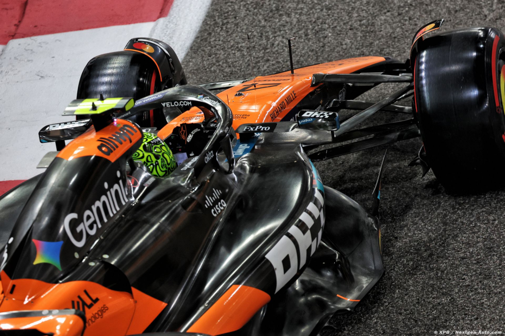 Norris est 'déçu' de rater la pole mais vise la victoire, Piastri n'était 'pas assez rapide'