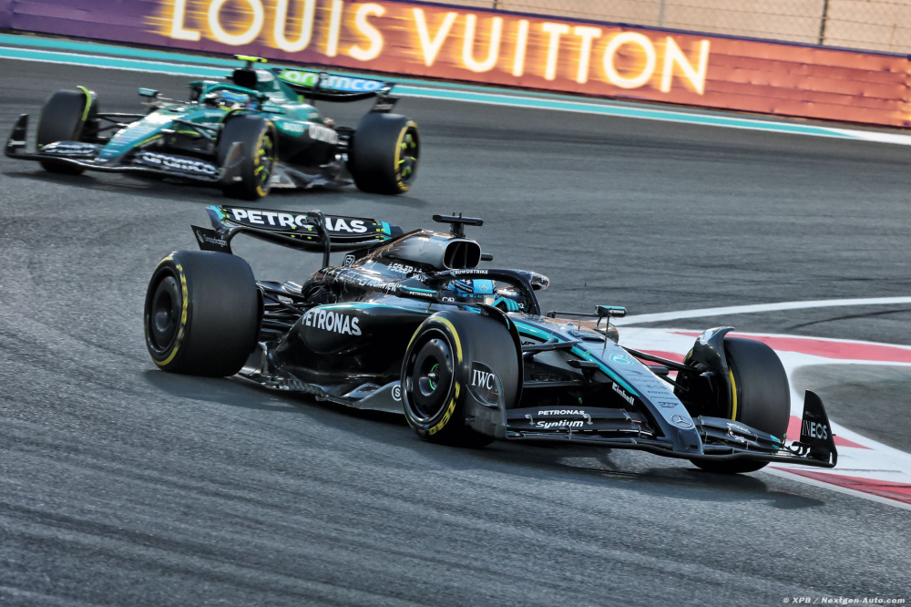 Mercedes F1 termine 2e du championnat après un GP d'Abu Dhabi sans éclat
