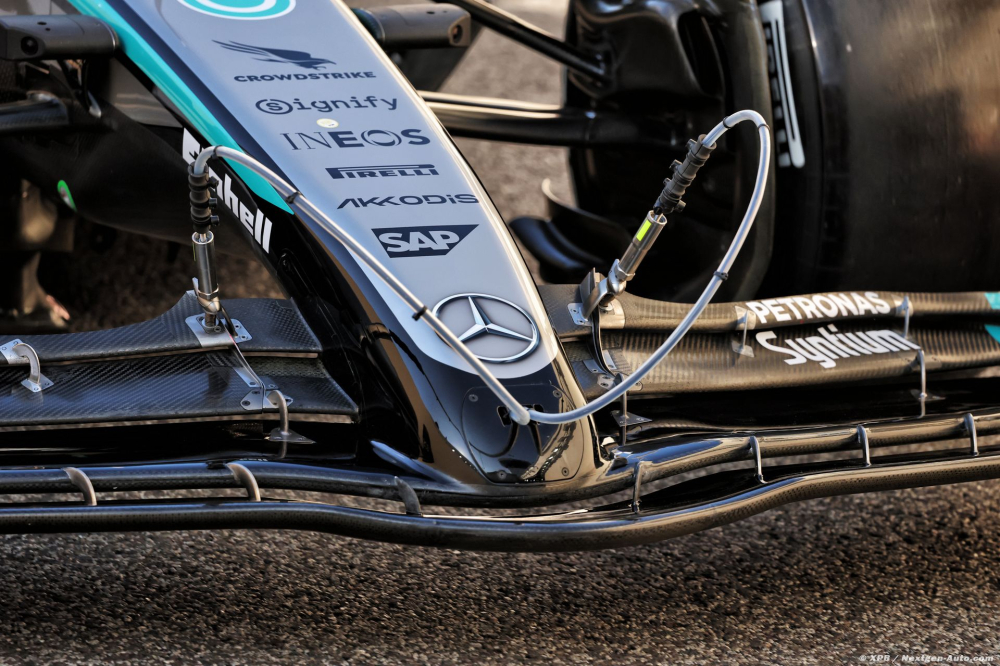 Les prototypes d'aérodynamique active des F1 de 2026 apparaissent en piste (+ photos)
