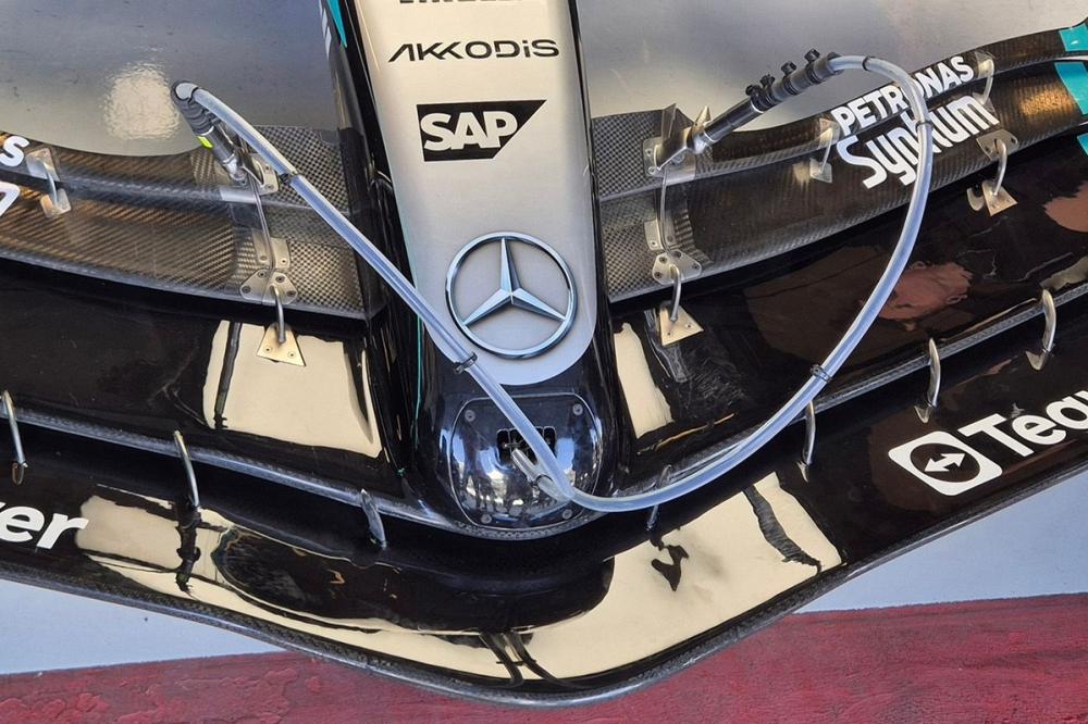 Quel est cet étrange dispositif sur la Mercedes au test d'Abu Dhabi ?