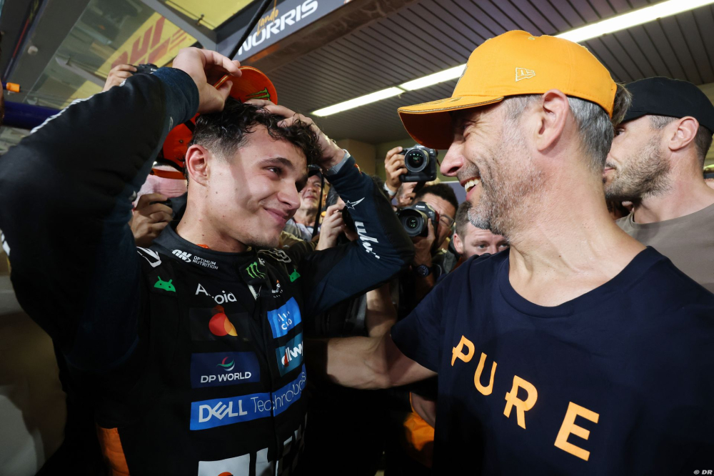Comment Norris a fêté son titre… et pourquoi il veut 'oublier la F1' quelques jours