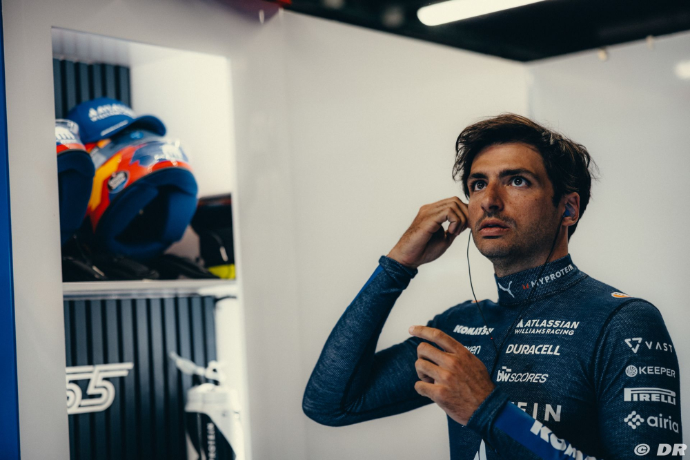 Sainz : le prochain objectif, c'est la victoire avec Williams