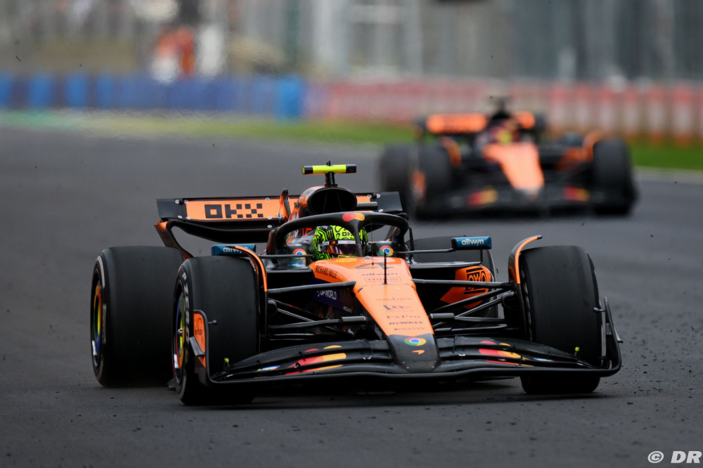 Norris : Piastri m'a poussé plus fort que Ricciardo et Sainz ne l'ont fait
