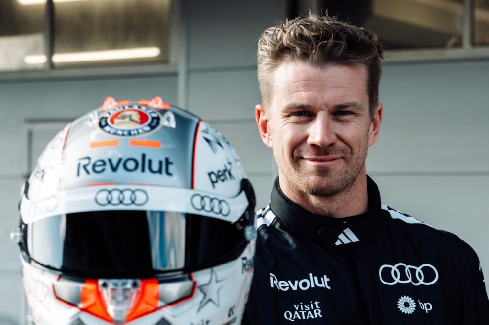 Hülkenberg dévoile son casque 2026 pour les débuts d'Audi en F1