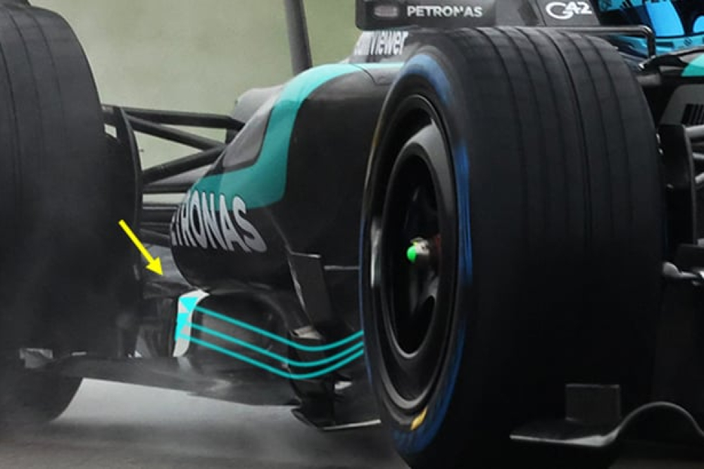 La Mercedes W13 à la loupe : l’astuce qui a surpris tout le paddock !