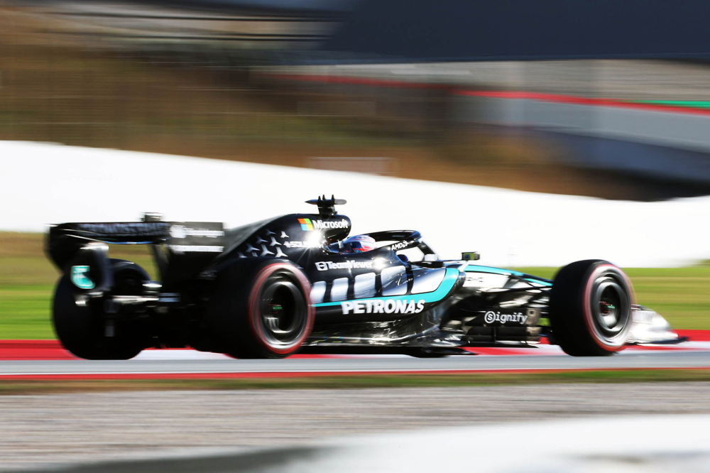 Mercedes F1 est 'en avance' et a parcouru 1500 kilomètres en deux jours
