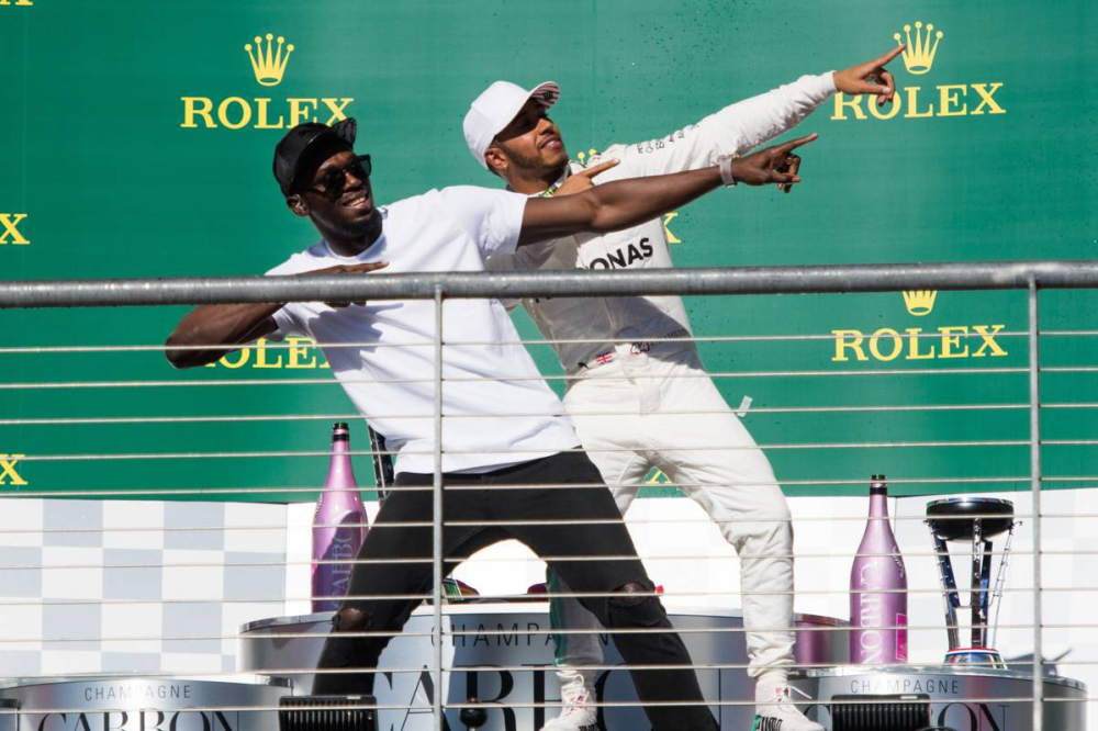 Usain Bolt mise sur le retour triomphal de Lewis Hamilton en F1