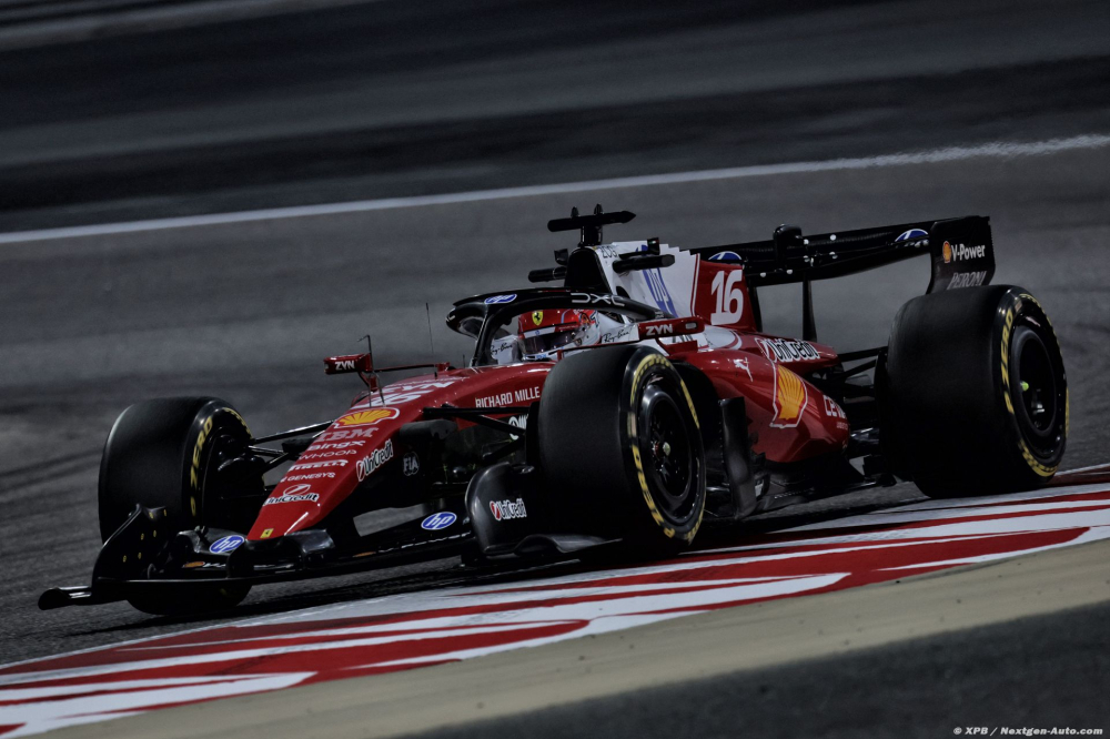 Essais F1 - Bahreïn 1, Jour 2 : Leclerc garde la tête, Hadjar rattrape son retard
