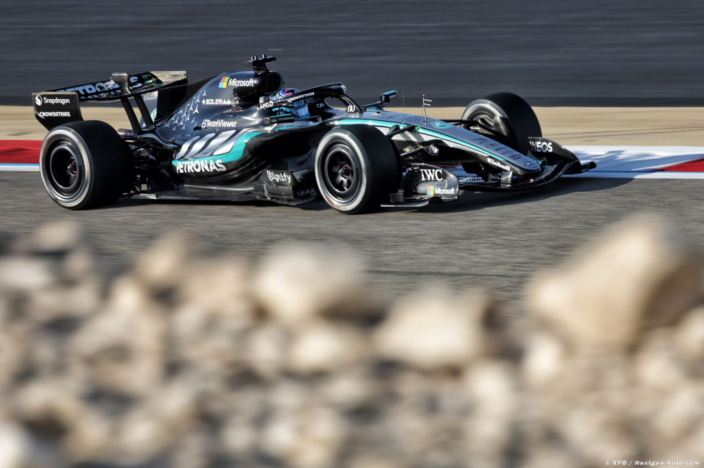 Mercedes F1 a bouclé un 'long' programme grâce à 800 kms en piste