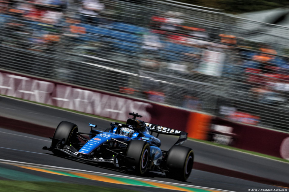Williams F1 doit travailler pendant la nuit face au défi de l'énergie à Melbourne