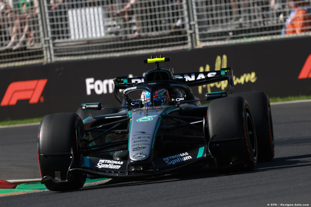 Mercedes F1 a connu un vendredi 'pas facile' mais encourageant