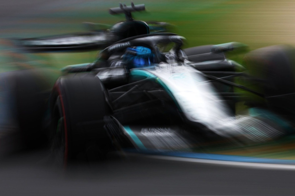 Russell pointe des conditions idéales pour la Mercedes après sa pole