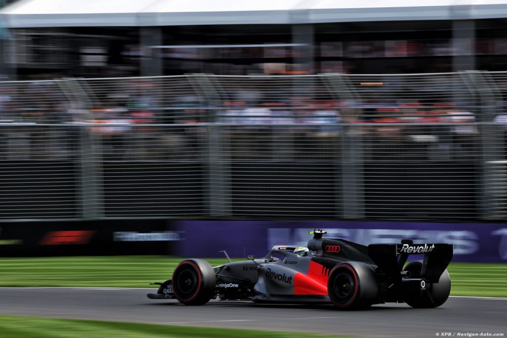 Audi F1 atteint déjà la Q3 et vise ses 'premiers points' dans la foulée