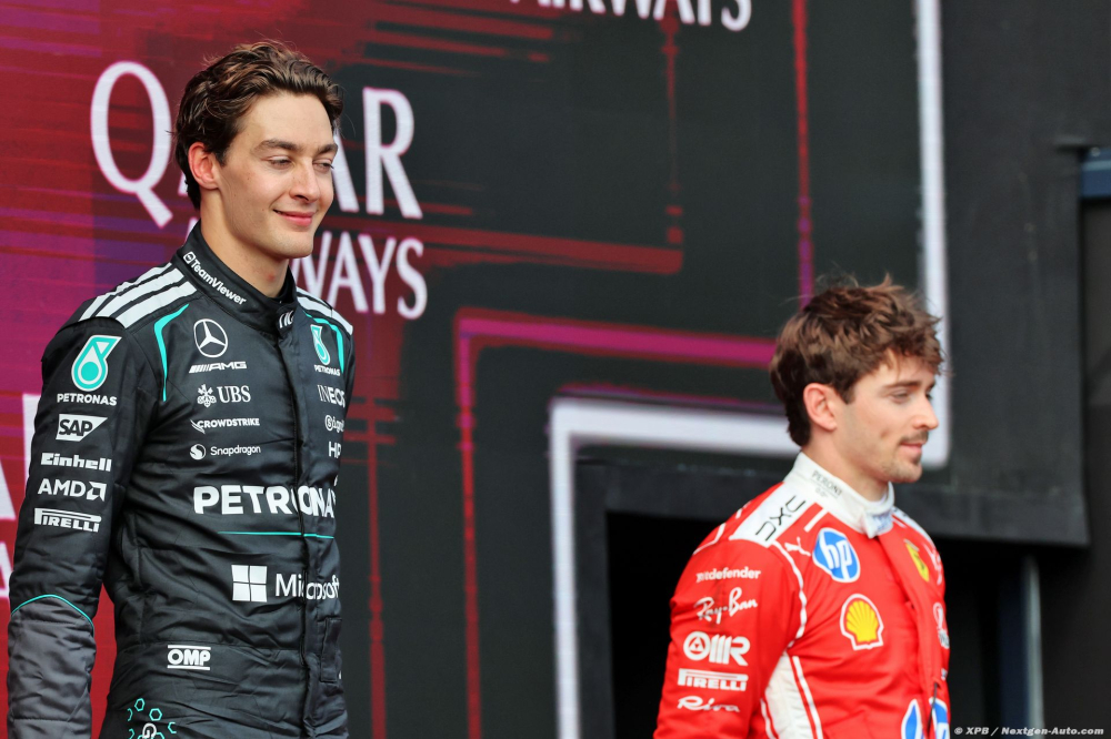 Russell refuse l'étiquette de favori : ‘Ferrari est bien dans le coup !'