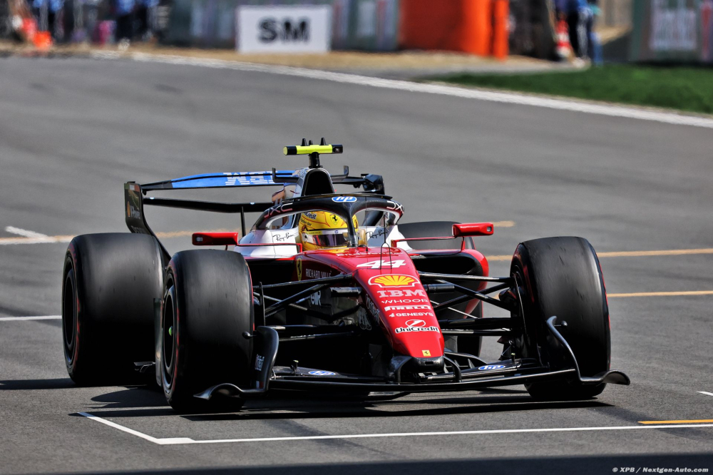 Hamilton et Leclerc constatent les dégâts sur les lignes droites face à Mercedes F1