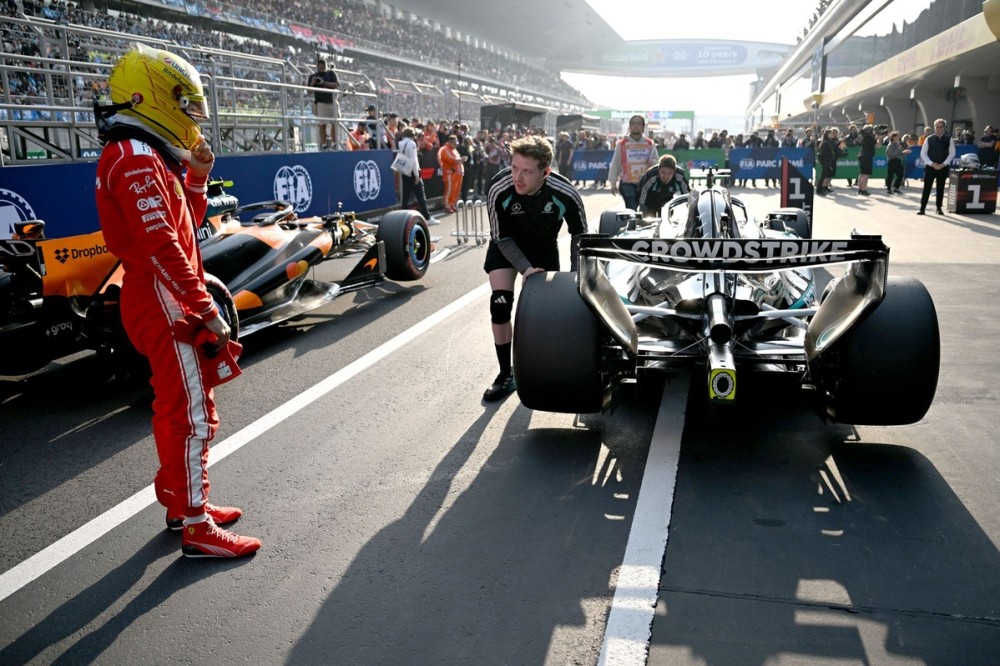 Hamilton : On peut rivaliser avec Mercedes en virage, mais pas en puissance