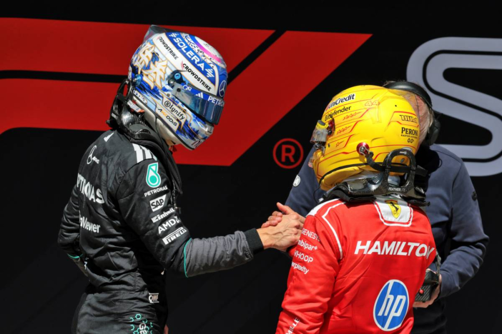 George Russell surpris par l’attaque d’Hamilton au sprint de Shanghai