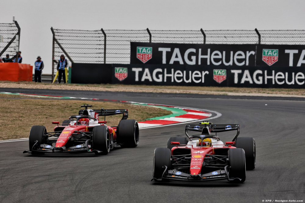 Hamilton se félicite d'une course 'géniale' et d'un premier podium pour Ferrari