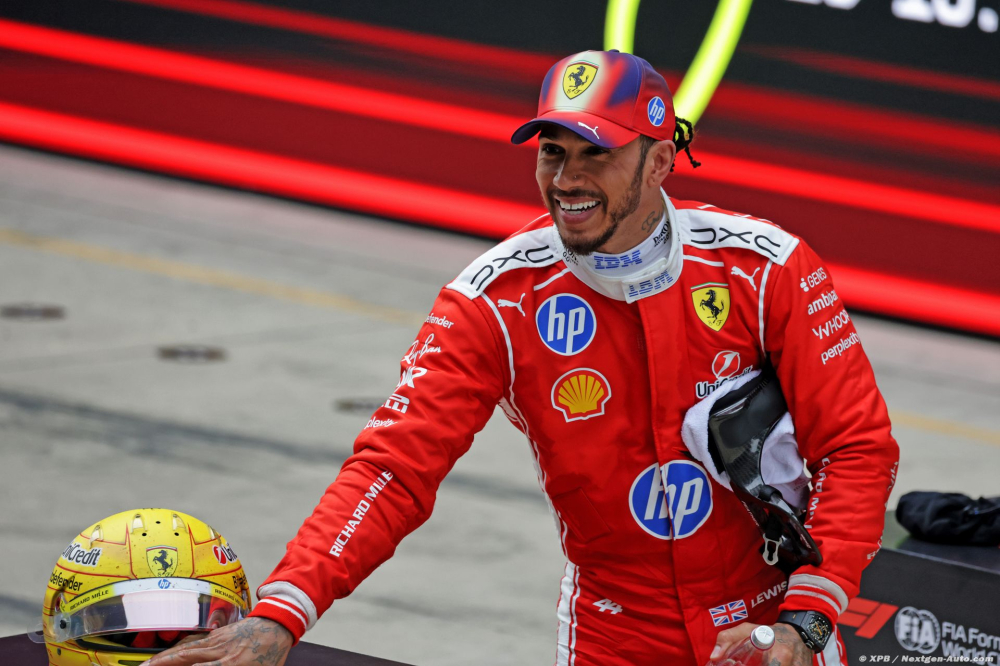 Malgré la forme de Mercedes F1, Hamilton semble 'beaucoup plus heureux' chez Ferrari