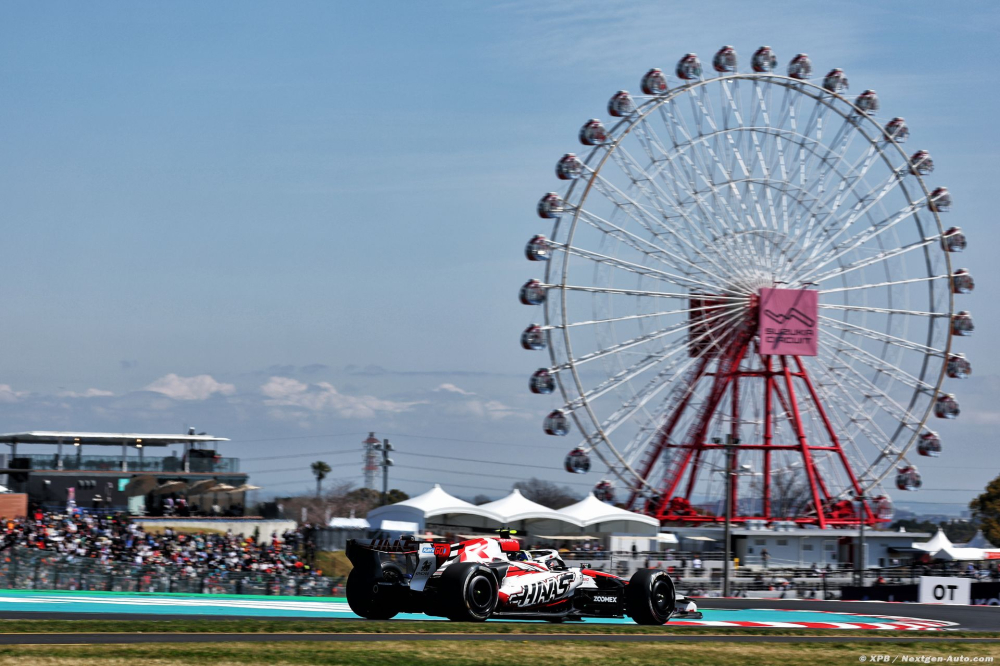 Haas F1 a vécu 'une bonne première journée' dans le top 10 à Suzuka